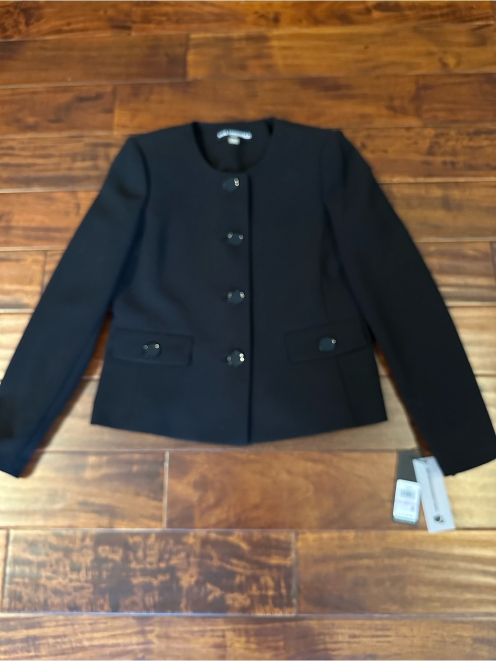 Karl Lagerfeld Black Cropped Jacket.   Sz 6